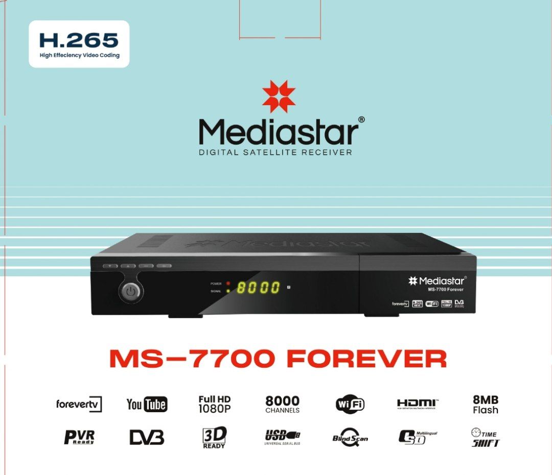 گیرنده دیجیتال مدیا استار MS-7700 FOREVER