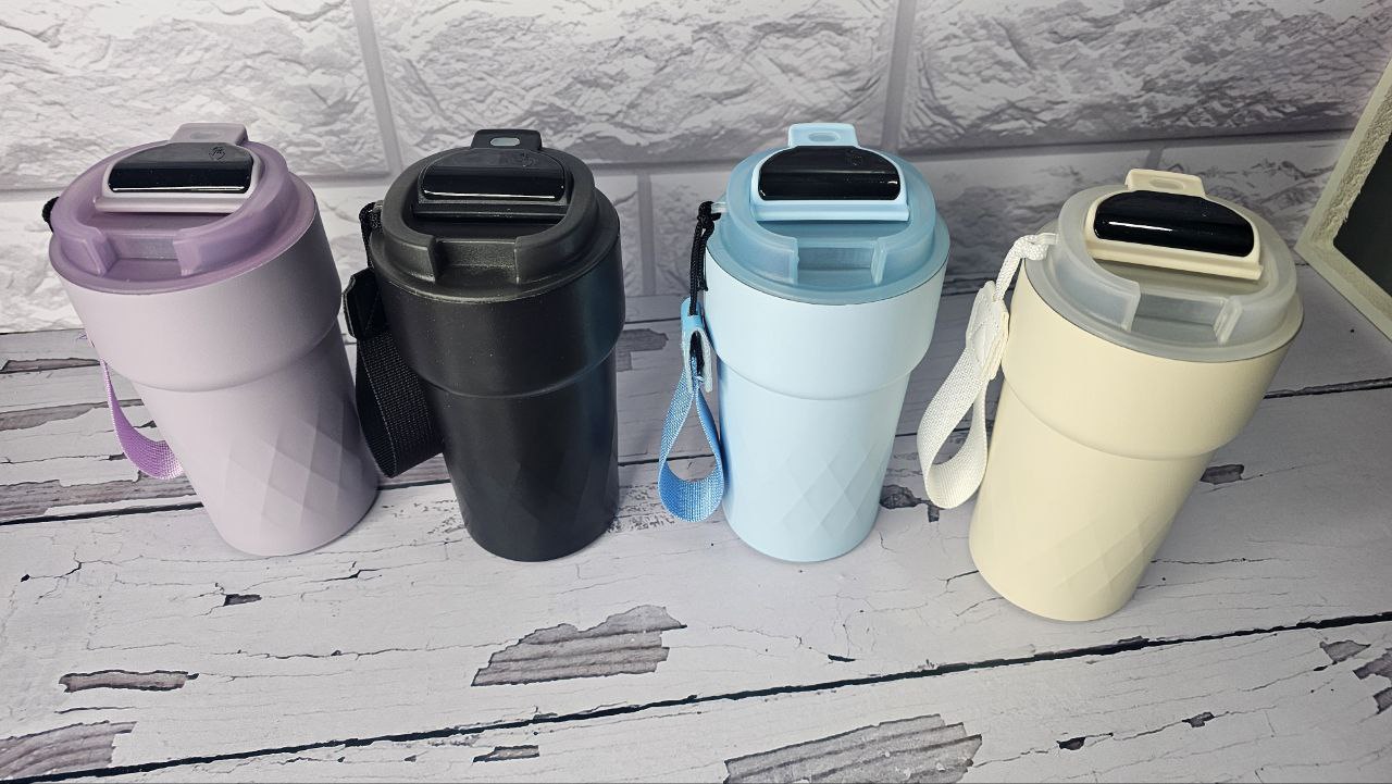 تراول ماگ ۴۸۰ میلی لیتر دماسنج دار