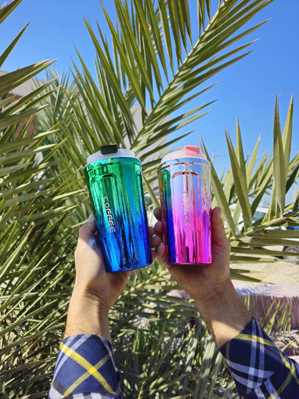 تراول ماگ کافی دماسنج دار